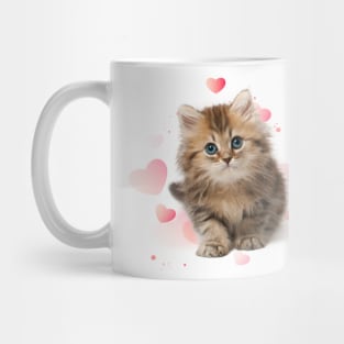 happy quarantined cat Mug